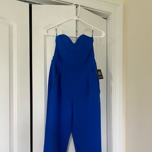 Express strapless jumpsuit